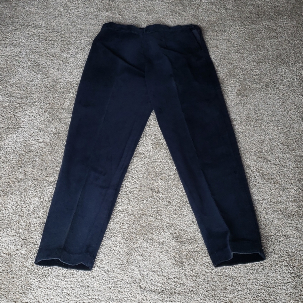 GAP navy blue narrow wale tapered pants